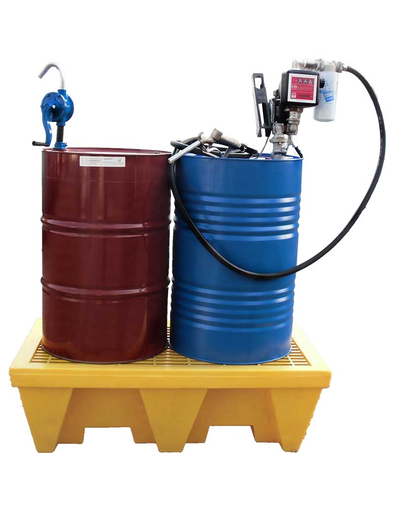 Tina-antiderrame-plastico-para-2-tambores Tina-antiderrame-plastico-para-2-tambores