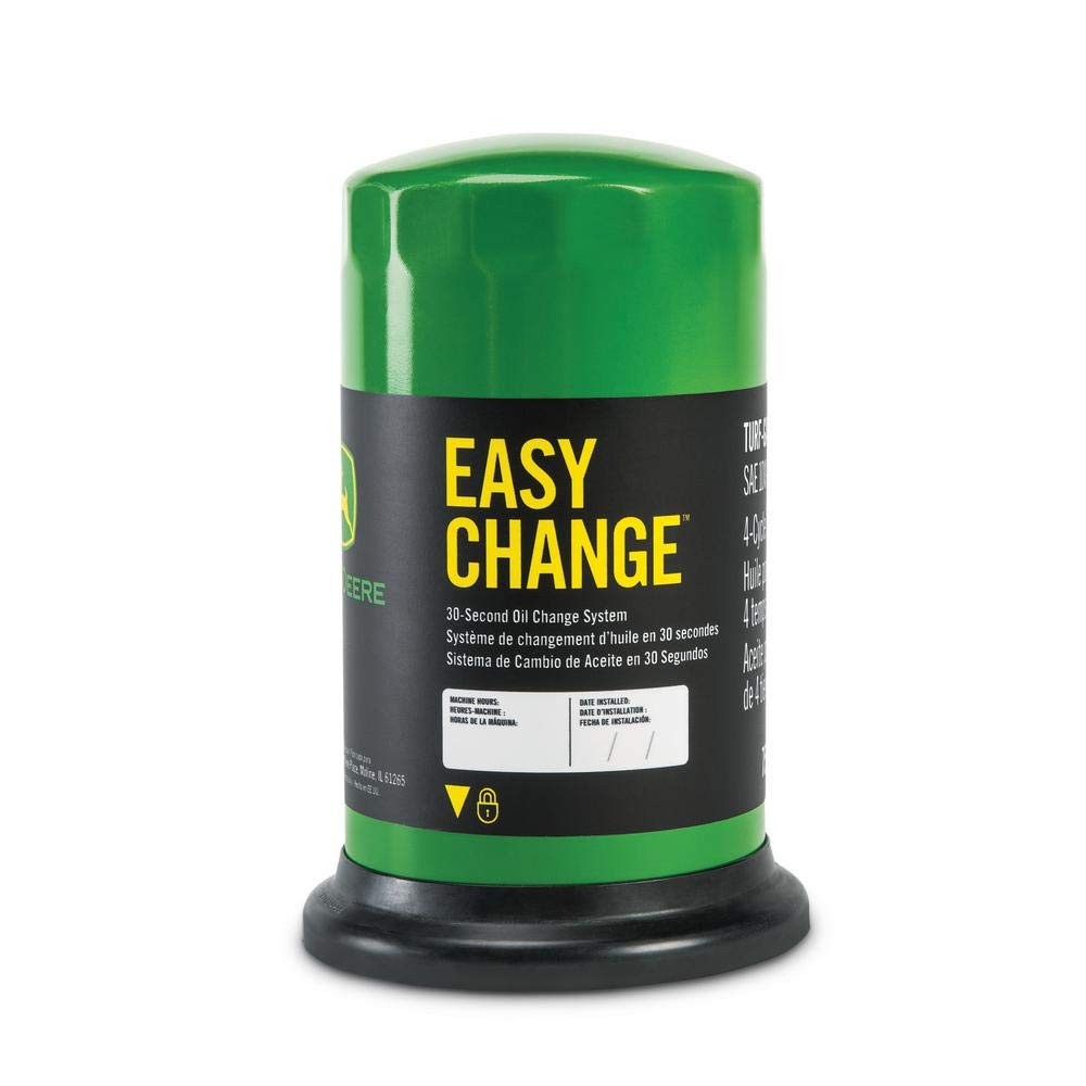 Sistema John Deere Easy Change de cambio de aceite en 30 segundos
