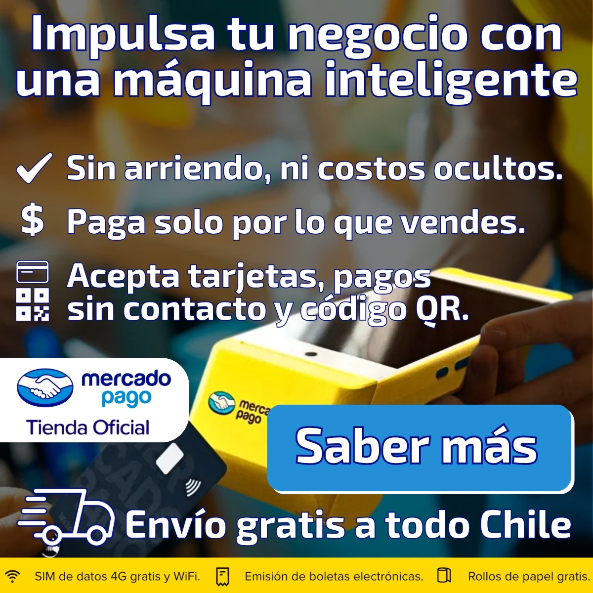 Maquinita de tarjetas Point Smart | Mercado Pago