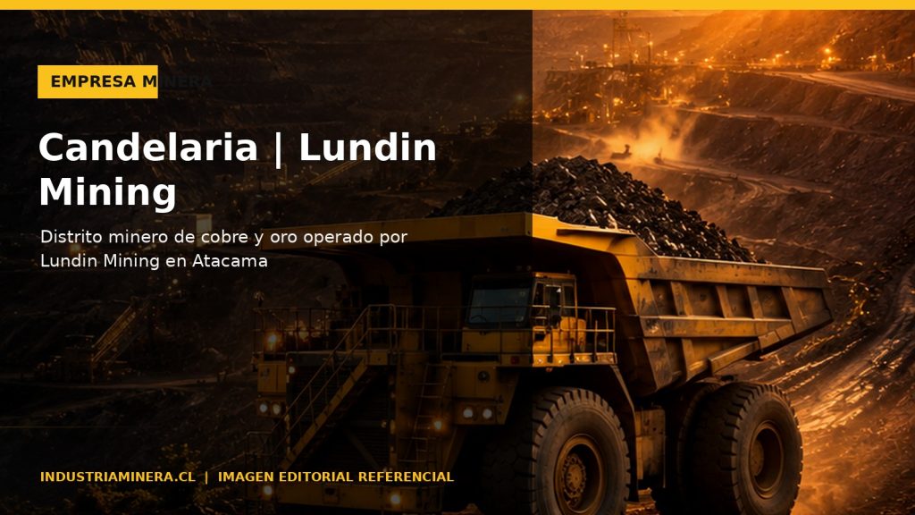Operación minera en Chile, imagen referencial para la ficha Candelaria | Lundin Mining