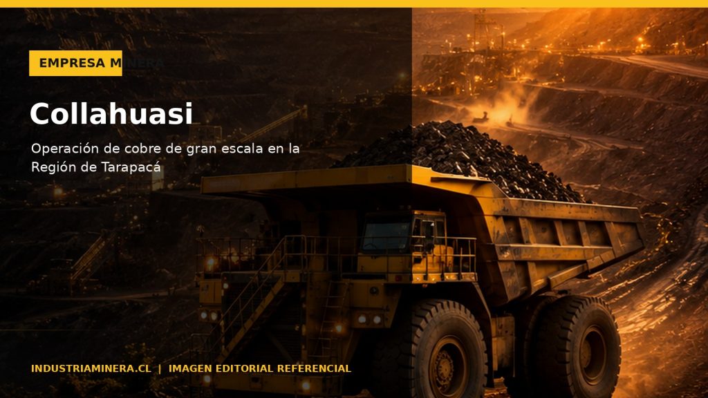 Operación minera en Chile, imagen referencial para la ficha Collahuasi