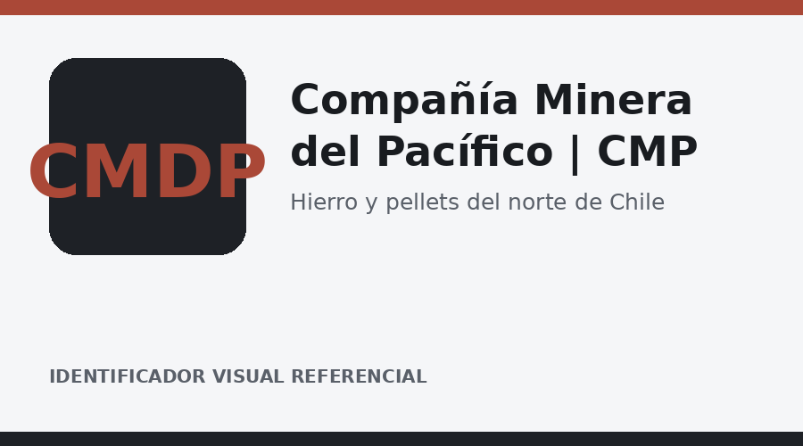 Identificador visual referencial de Compañía Minera del Pacífico | CMP