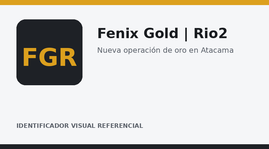 Identificador visual referencial de Fenix Gold | Rio2