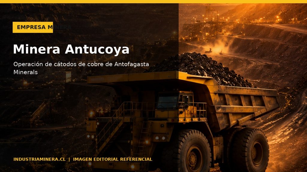 Operación minera en Chile, imagen referencial para la ficha Minera Antucoya