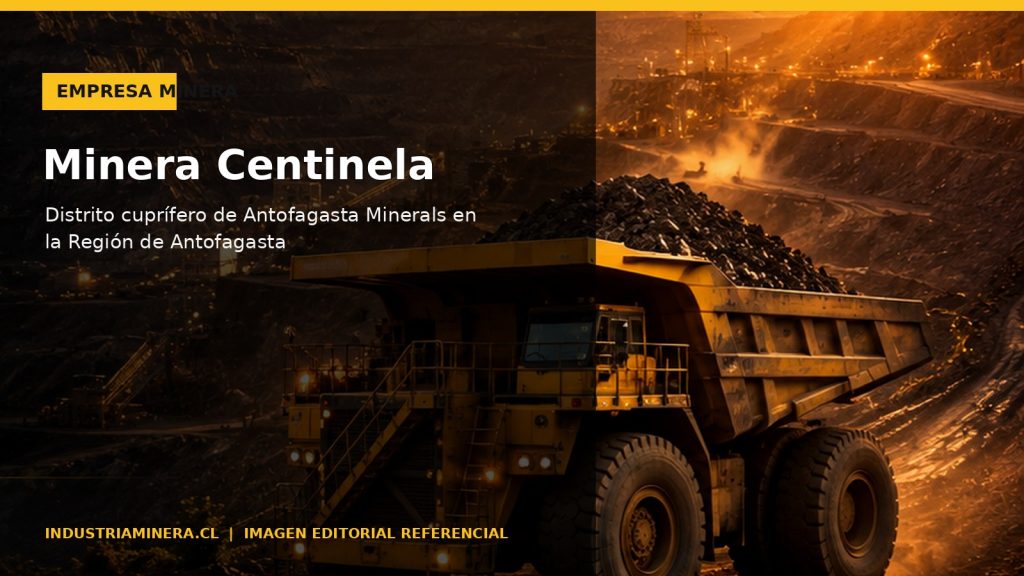 Operación minera en Chile, imagen referencial para la ficha Minera Centinela