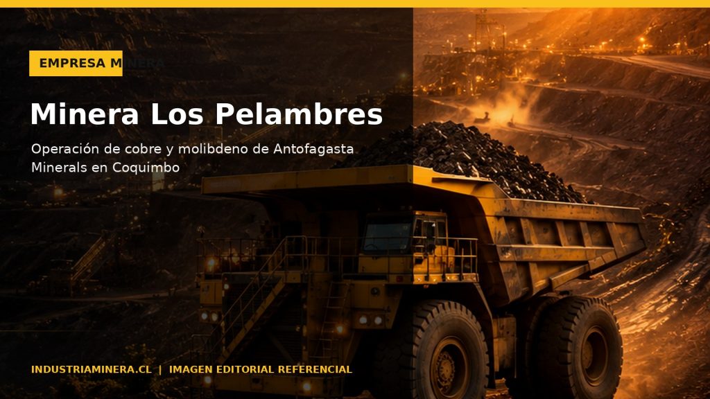 Operación minera en Chile, imagen referencial para la ficha Minera Los Pelambres
