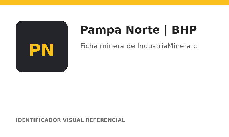 Identificador visual referencial de Pampa Norte | BHP