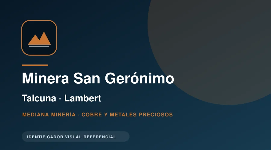Logo de Compañía Minera San Gerónimo