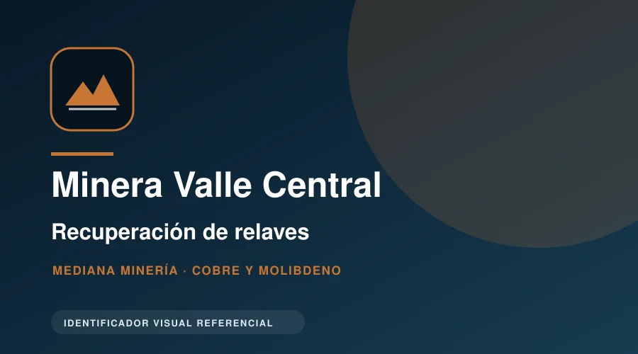 Logo de Minera Valle Central
