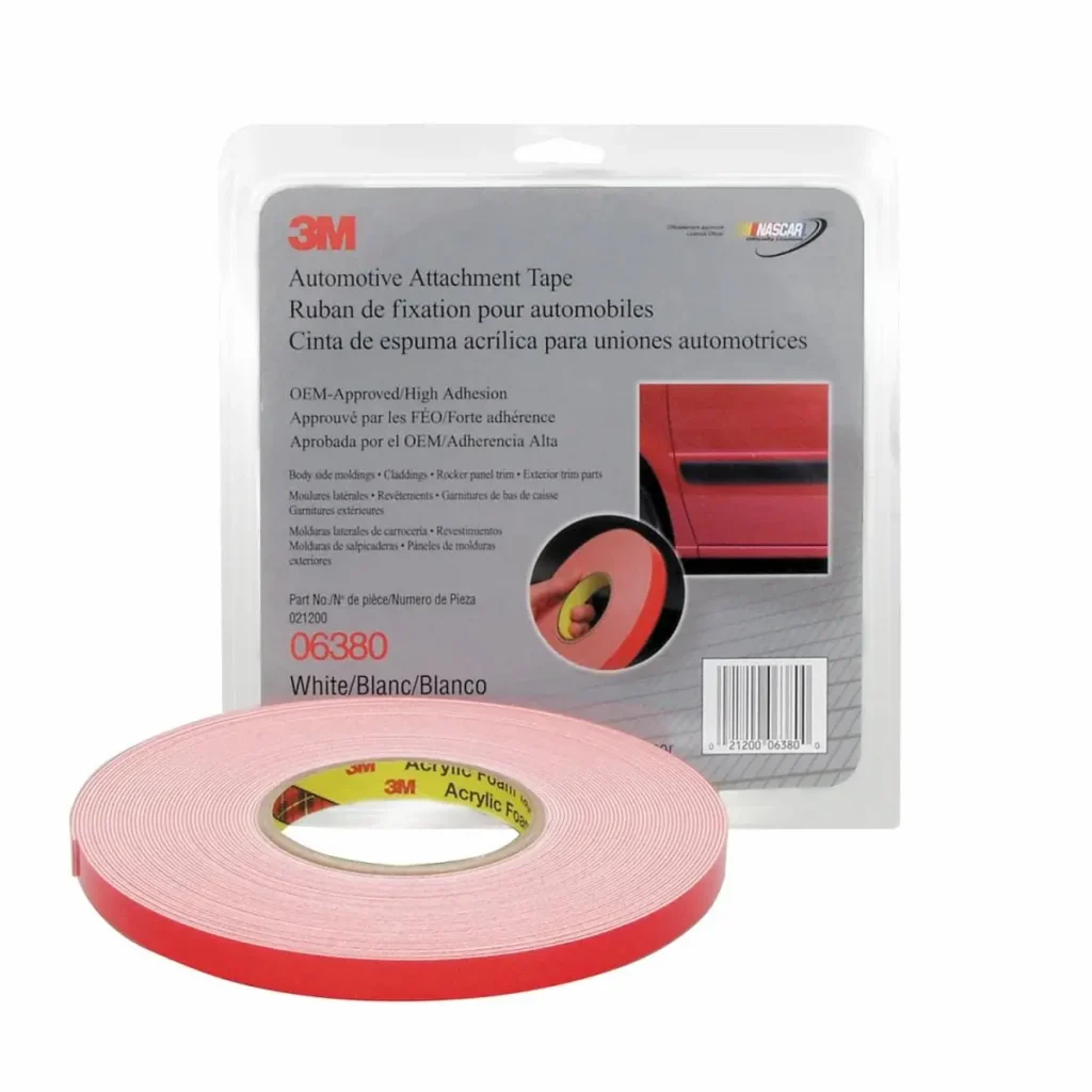 3M™ 06380 Cinta Doble Contacto, Blanca, 1,52 mm, 1/2 in x 20 yd, 12 por caja