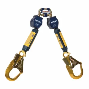 3MTM DBI Sala Nano-Lok 3101283 Conector Retráctil doble brazo gancho de aluminio, 1 unidad por caja