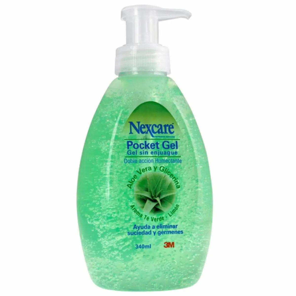 Alcohol Gel Aloe Vera Nexcare, 340 ml