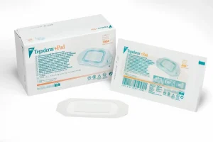 Apósitos Transparentes Adhesivos con Almohadilla Absorbente no Adherente 3M Tegaderm 3584, 2.5 cm x 6 cm, 4/Caja