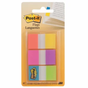 Banderitas Adhesivas Post-it, 680-EG-ALT, 2.3 cm x 4.3 cm, 60/Paquete