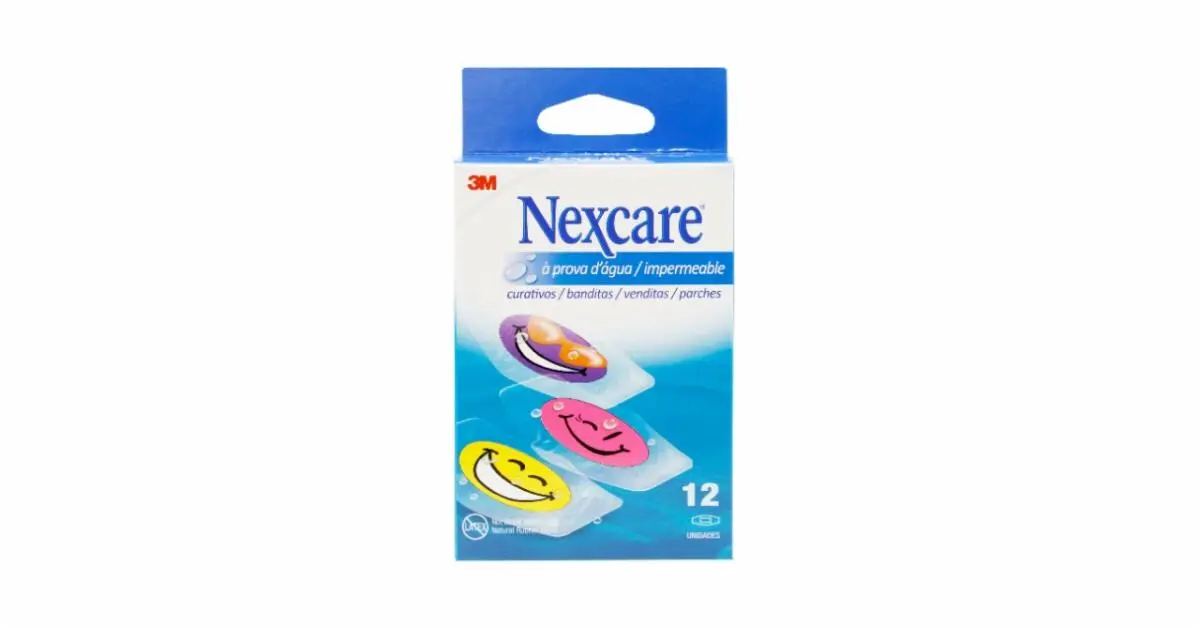 Banditas Impermeables Nexcare, Colección Fresca, Un Tamaño, 12/Caja