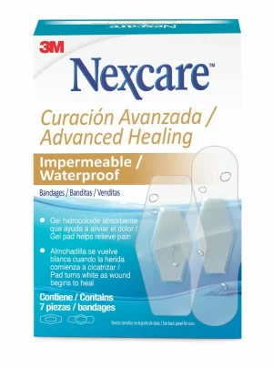 Banditas Nexcare, Curación Avanzada, 26 mm x 57 mm, 6 Unidades