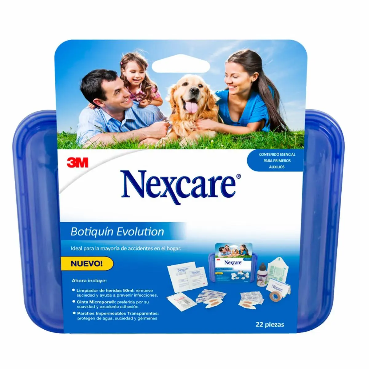 Botiquín Portable Nexcare, Evolution, 22 Piezas