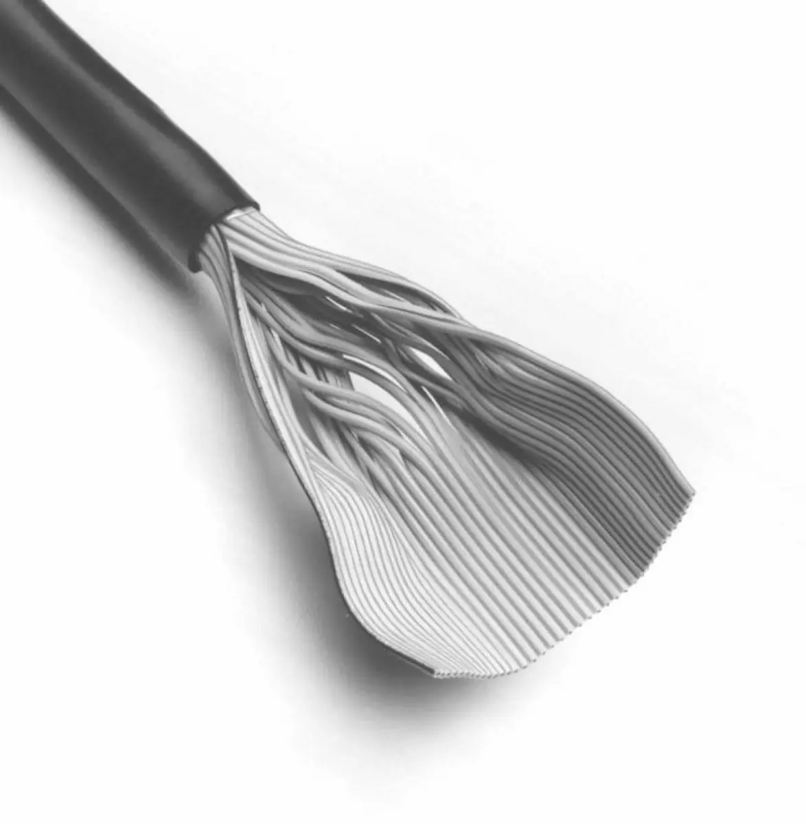 Cable Plano Blindado/Revestido Redondo 3M, Serie 3896