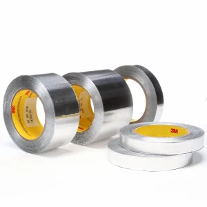 Cinta de Aluminio 3M 425, Plateada, 2 in x 60 yd, 4.6 mil, 24 Rollos por Caja
