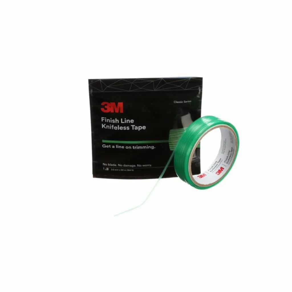 Cinta de Corte 3M™ Finish Line KTS-FL1, Verde, 3.5 mm x 50 m, 20/Caja