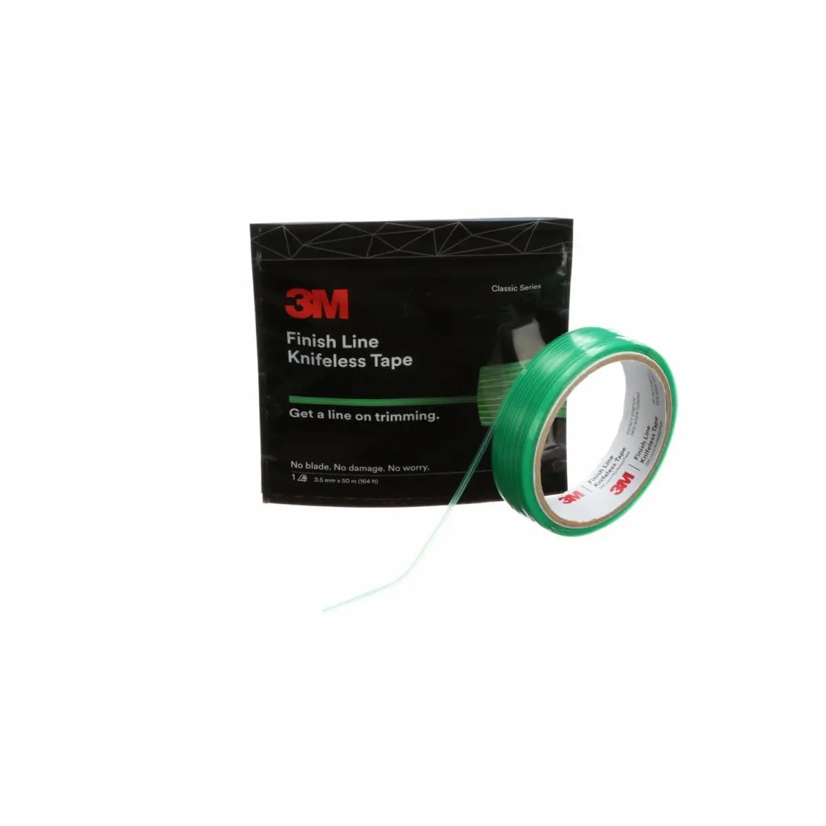 Cinta de Corte 3M Finish Line KTS-FL1, Verde, 3.5 mm x 50 m, 20/Caja