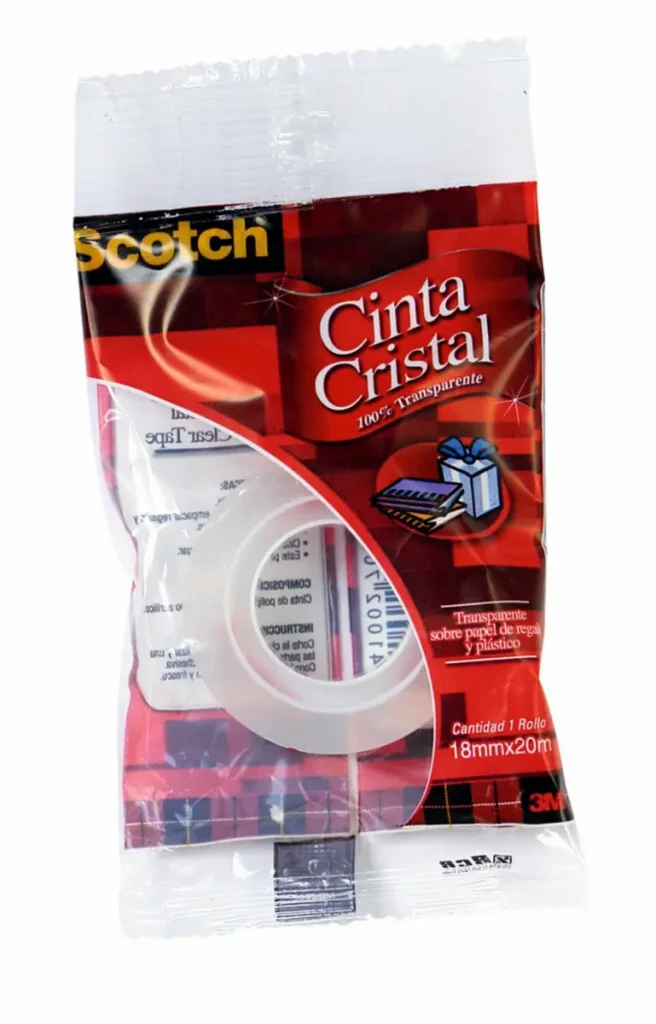 Cinta Cristal Scotch®, en Bolsa, 18 mm x 20 m