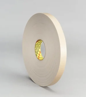 3M Cinta Doble Cara de Espuma de Polietileno 4492 Blanca, 1/2 pulg x 72 yd 1/32 pulg 18 per case Bulk