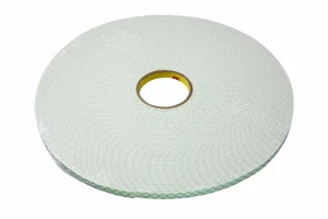 Cinta Doble Faz de Espuma de Poliuretano 3M 4008, 48 mm x 33 m, 6 rollos por caja