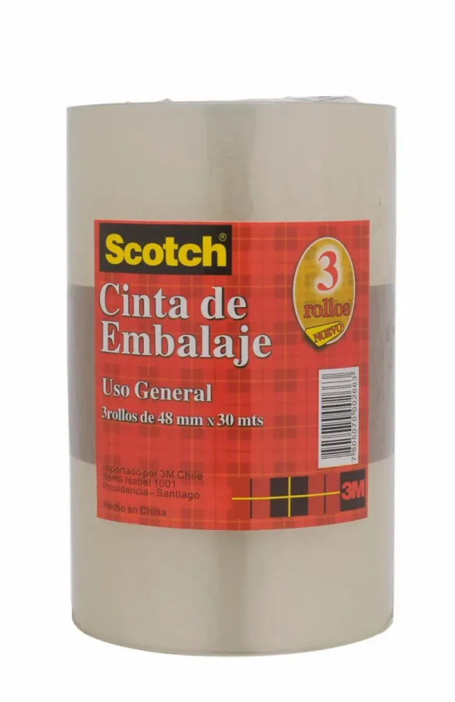 Cinta de Embalaje Scotch® para Uso General, 48 mm x 30 m
