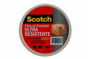 Cinta de Empaque Scotch Ultra Resistente, 48 mm x 100 m
