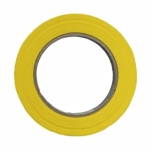 Cinta de enmascarado amarilla de alto rendimiento 3M para automóviles, 24 mm x 40 m, 72 rollos/caja