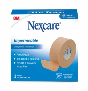 Cinta Impermeable Nexcare, 25 mm x 4.5 m