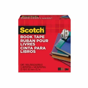 Cinta para Libros Scotch, 845-200, 2 x 540 pulgadas (50,8 mm x 13,7 m)