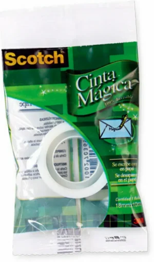 Cinta Mágica Scotch en Bolsa, 18 mm x 10 m