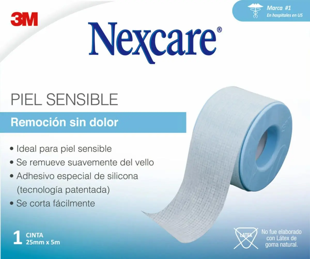 Cinta Remoción Sin Dolor Nexcare, 25 mm x 3.65 m, 1 Unidad