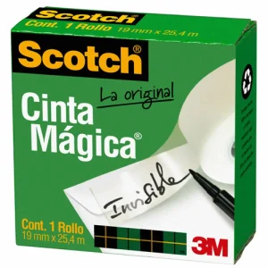 Cinta Scotch Magic, 1 Rollo, 19 mm x 25 m