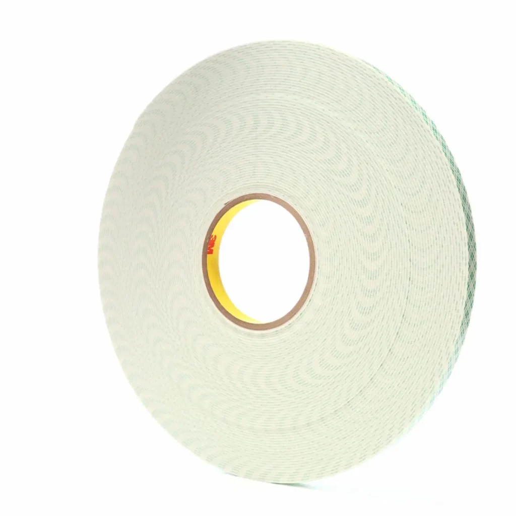 3M™ Cinta de Uretano Espuma de Doble Capa 4026, Natural, 1/2 ” x 36 yardas, 62 mil, 18 rollos por caja