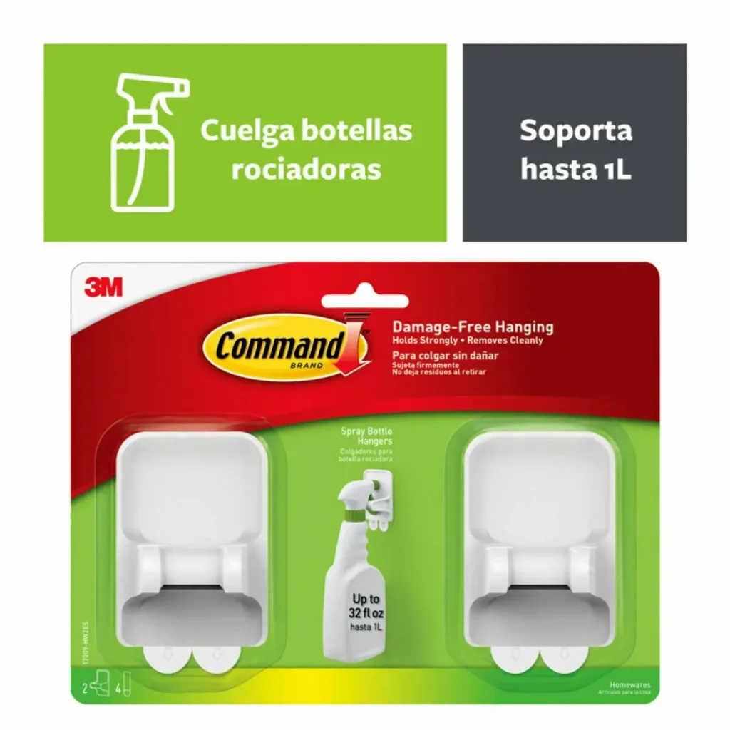 Colgador Command™ para Botella Rociadora, Blanco, 2/paquete