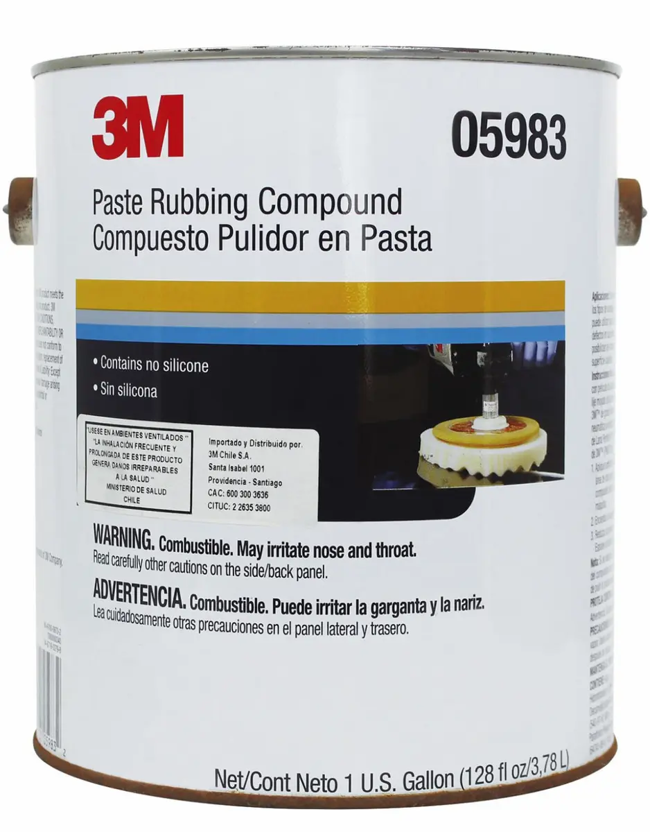 Compuesto Pulidor en Pasta 3M Perfect-It II, 05983, 3.78 L, 4 por Caja