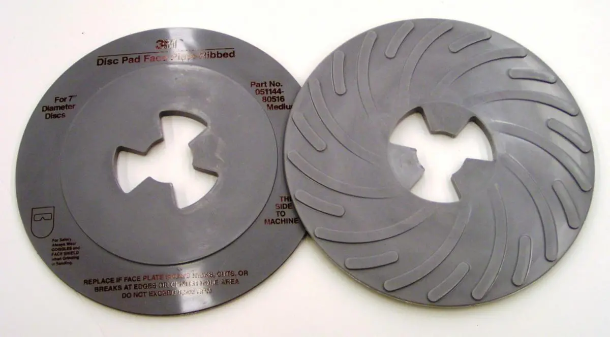 Disco Base 80516 para Disco de Fibra de 3M , 178 mm, gris, medio, 10 por caja
