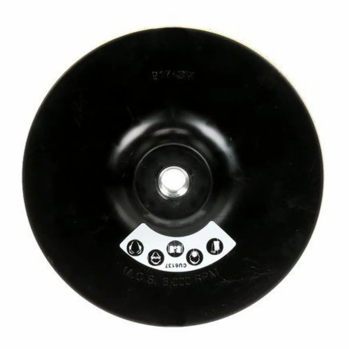 3M Disco Base Hook & Loop 917, Hilo 5/8-11 7'', 10 Bases/Caja