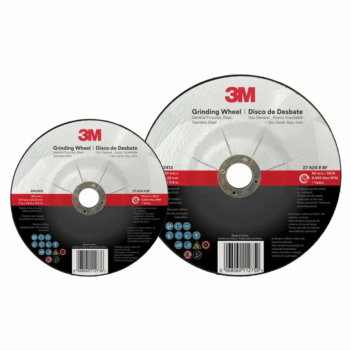 Disco con Centro Deprimido de Uso General 3M