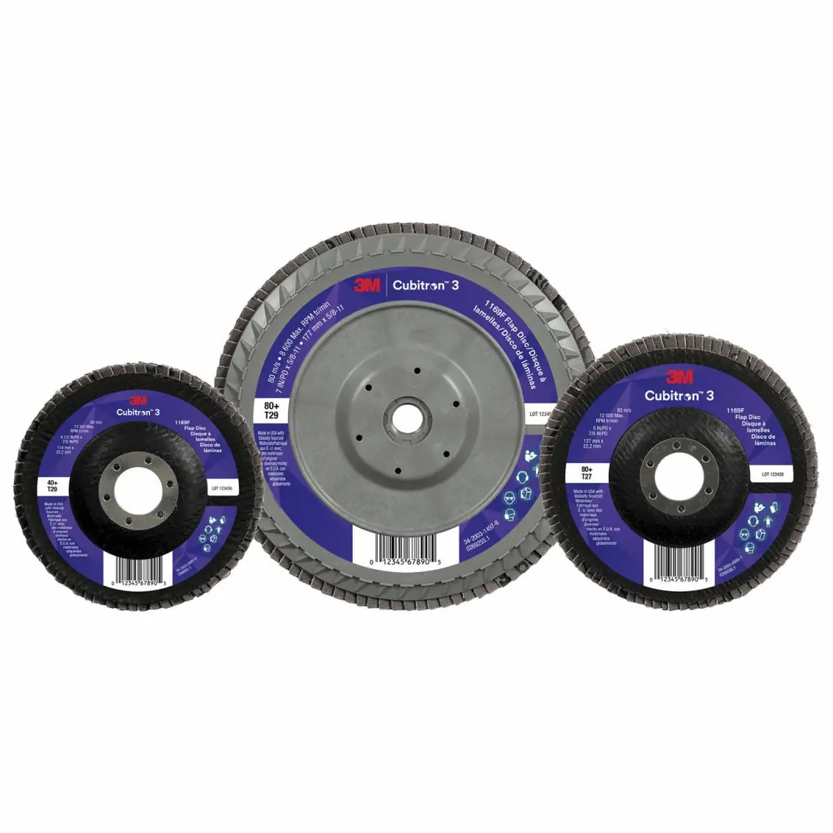 Disco flap 3M Cubitron 3 1169F