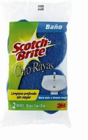 Esponja Cero Rayas Baño x2 Scotch-Brite