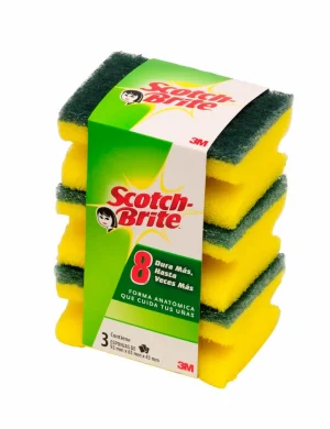 Esponja Salvauñas Scotch-Brite, 3 unidades