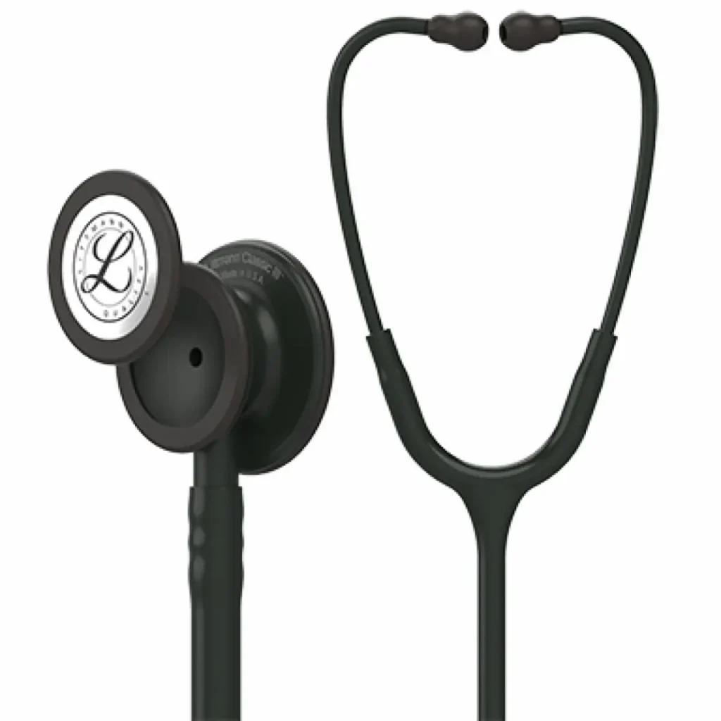 Estetoscopio 3M™ Littmann® Classic III™, Acabado Negro,con tubo de color Negro, 69 cm, modelo 5803