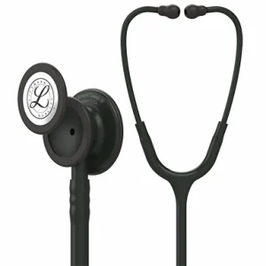 Estetoscopio 3M Littmann Classic III, Acabado Negro,con tubo de color Negro, 69 cm, modelo 5803