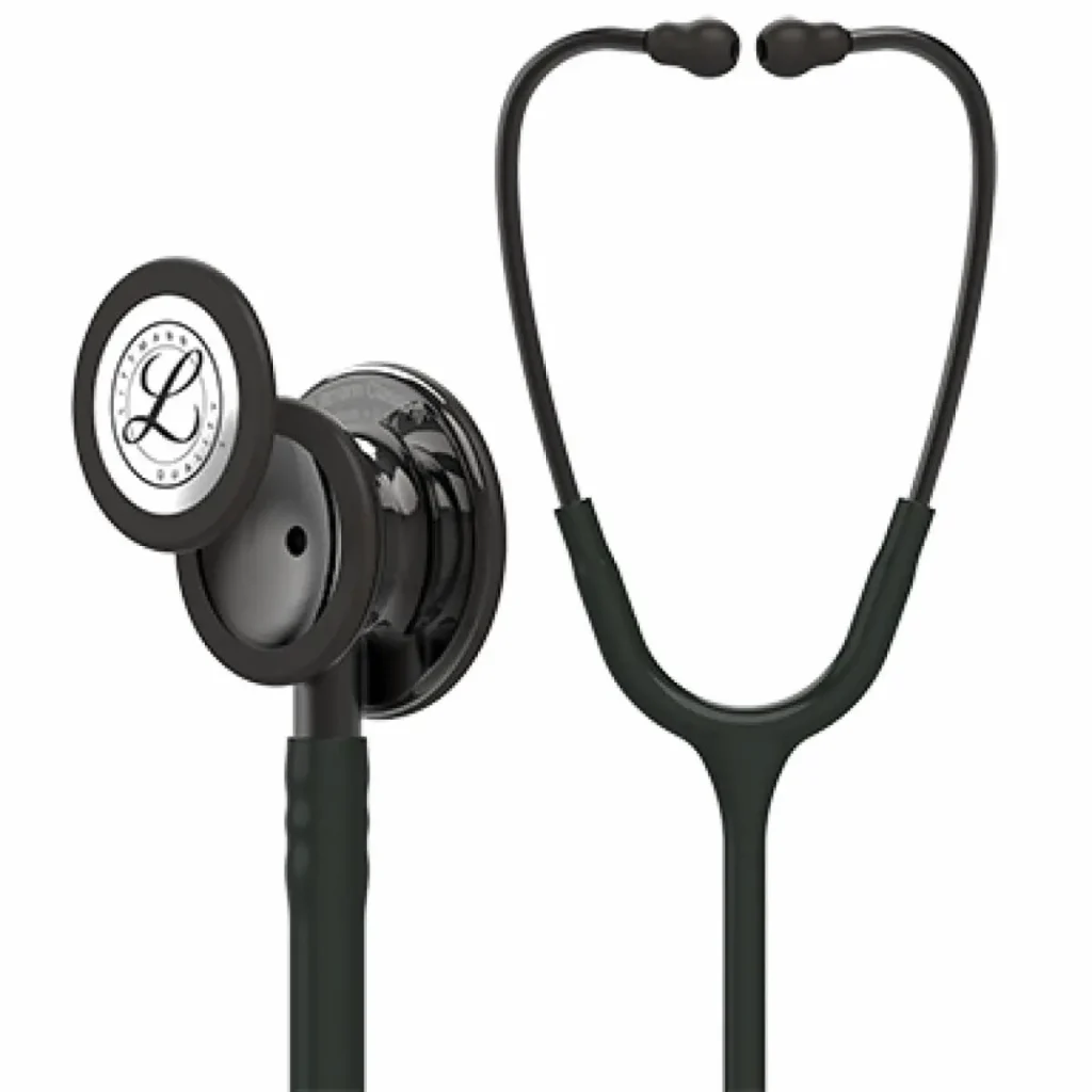 Estetoscopio 3M™ Littmann® Classic III™, Acabado Brumoso, con tubo de color Negro, 69 cm, modelo 5811