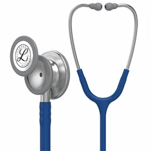Estetoscopio 3M Littmann Classic III, con tubo de color Azul Marino, 69 cm, modelo 5622