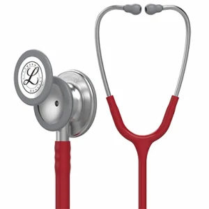 Estetoscopio 3M Littmann Classic III, con tubo de color Vino, 69 cm, modelo 5627
